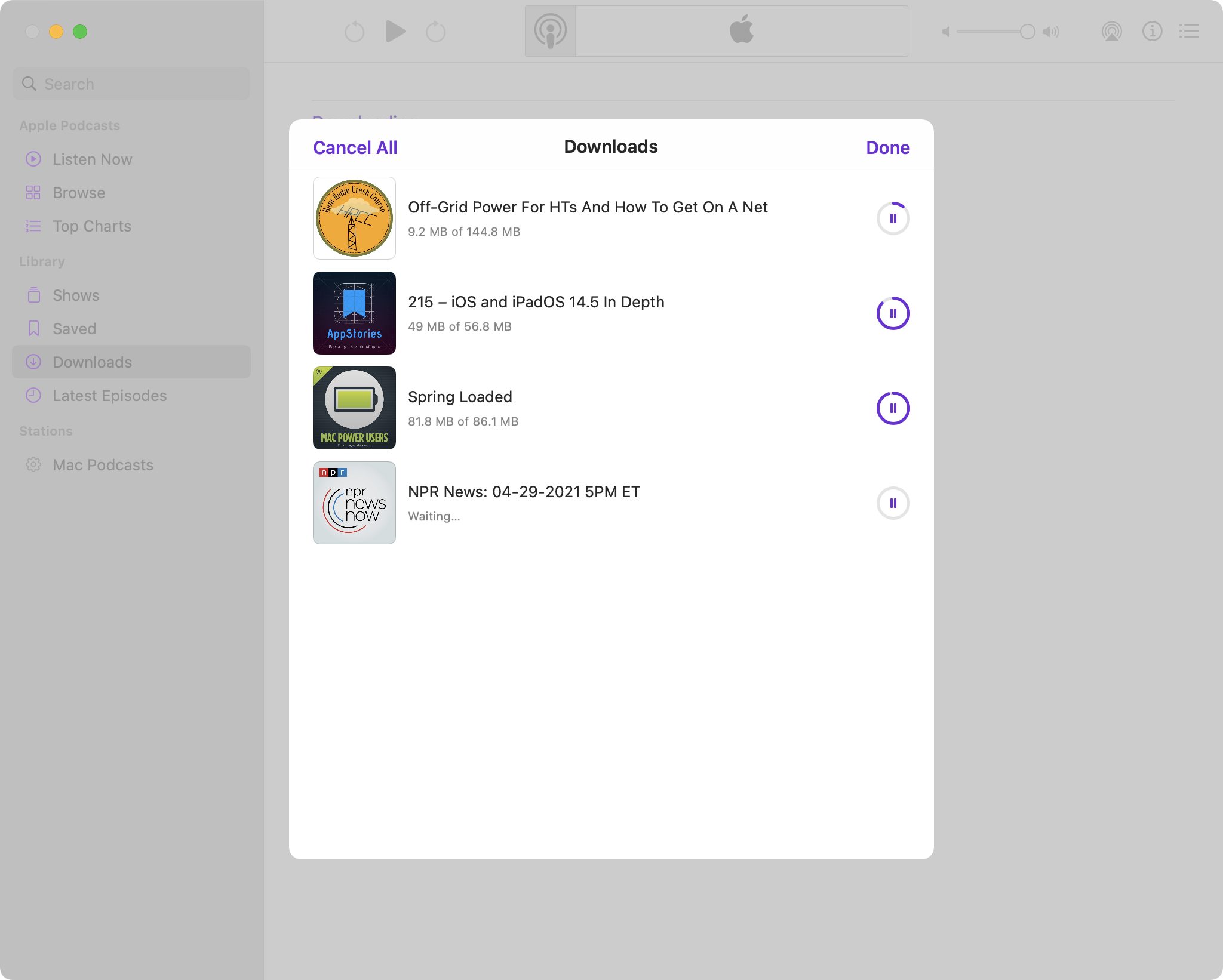 best player for podcasts mac
